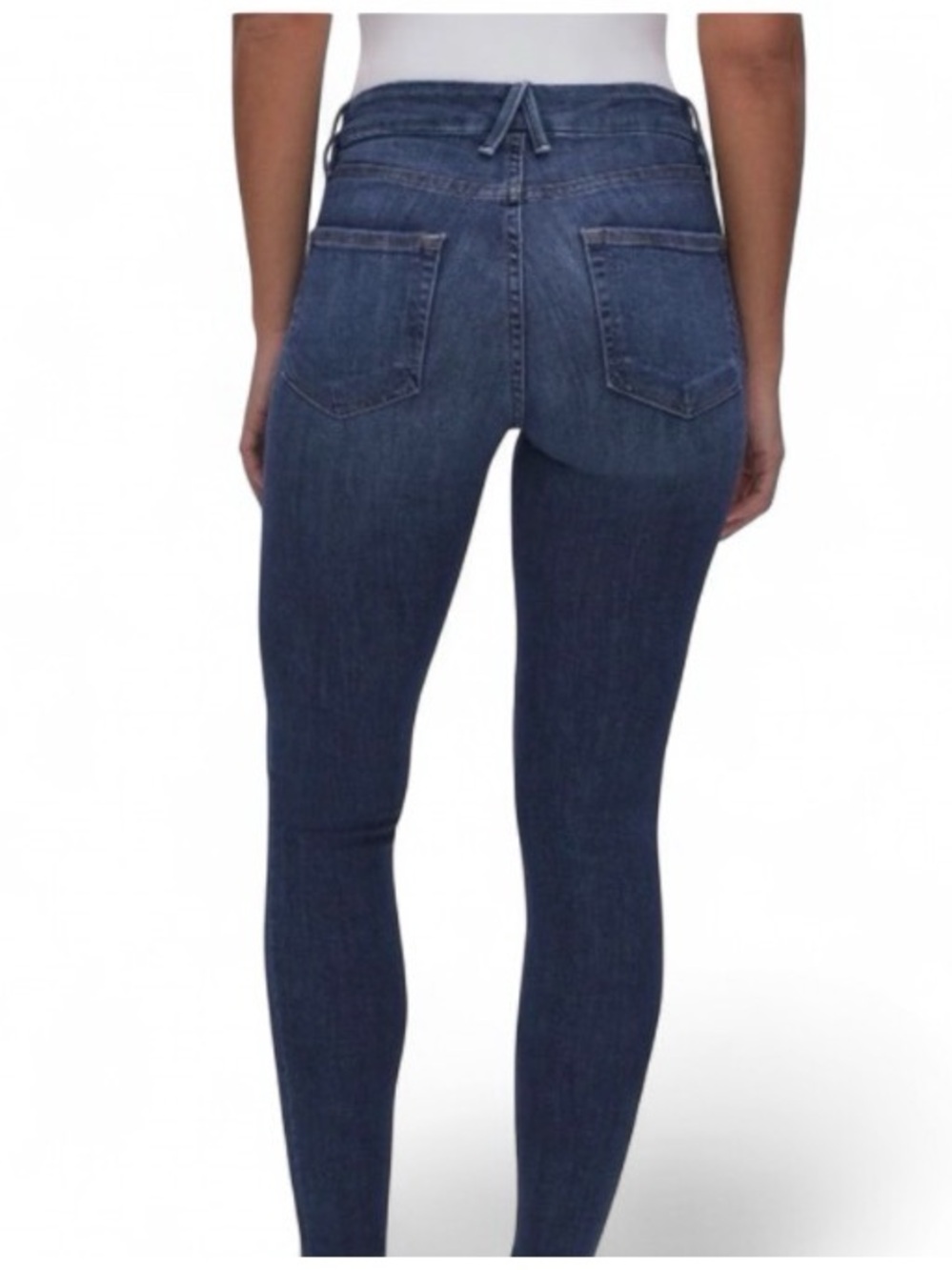 Good American Women’s 29 Good Legs Jeans High Rise Skinny Blue GL873T